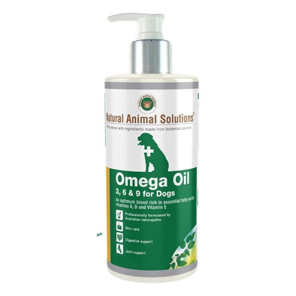 Natural Animal Solutions Omega 3,6 & 9 Oil For Dogs and Cats 500 mL