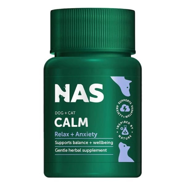 Natural Animal Solutions Calm Tablets For Dogs & Cats 60 Tablets