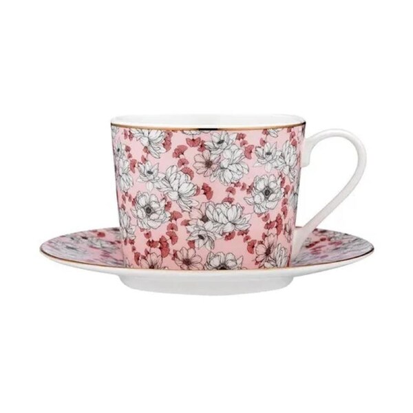 Ashdene Vintage Floral - Rose Cup & Saucer