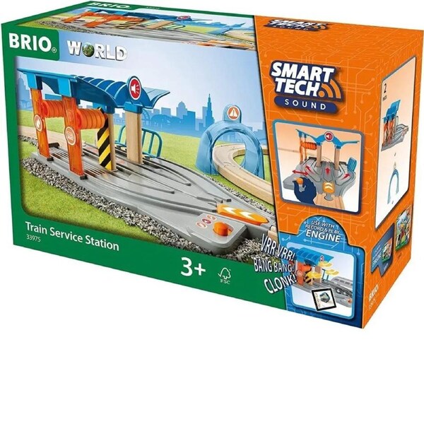 BRIO World Smart Tech - Sound Train Service Station