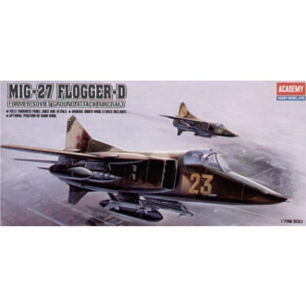 Academy 1/72 M-27 Flogger-D Plastic Model Kit [12455]