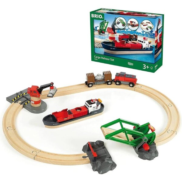Brio Cargo Harbour Set 16pce B33061