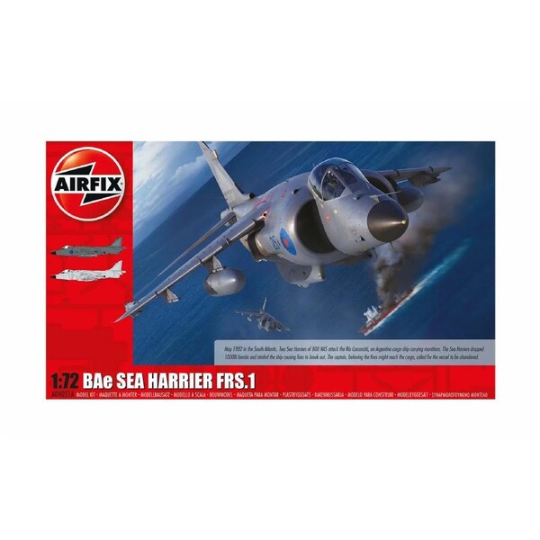 Airfix 1/72 BAe Sea Harrier FRS.1 Plastic Model Kit