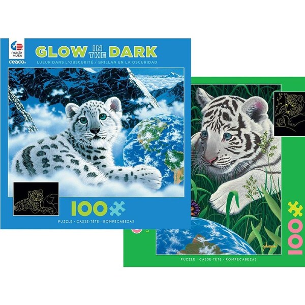 Kinkade 100pc Schimmel Glow Asstorted. Jigsaw Puzzle