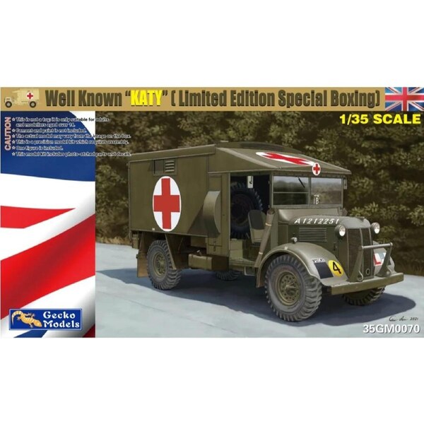 Gecko 1/35 Famous KATY(Special Edition) Plastic Model Kit