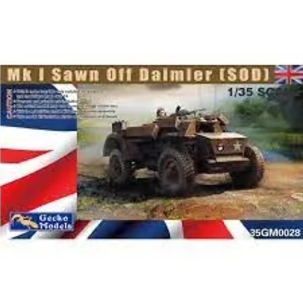 Gecko 1/35 Mk I Sawn Off Daimler (SOD) Plastic Model Kit