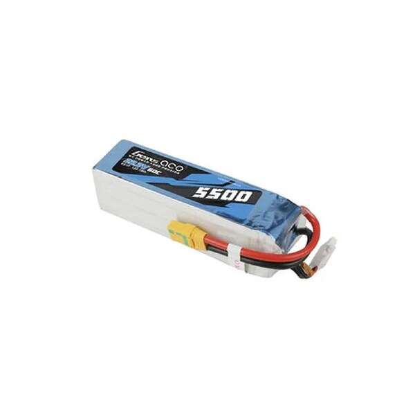 Gens Ace 6S 5500mAh 22.2V 60C Soft Case LiPo Battery (XT90-S)