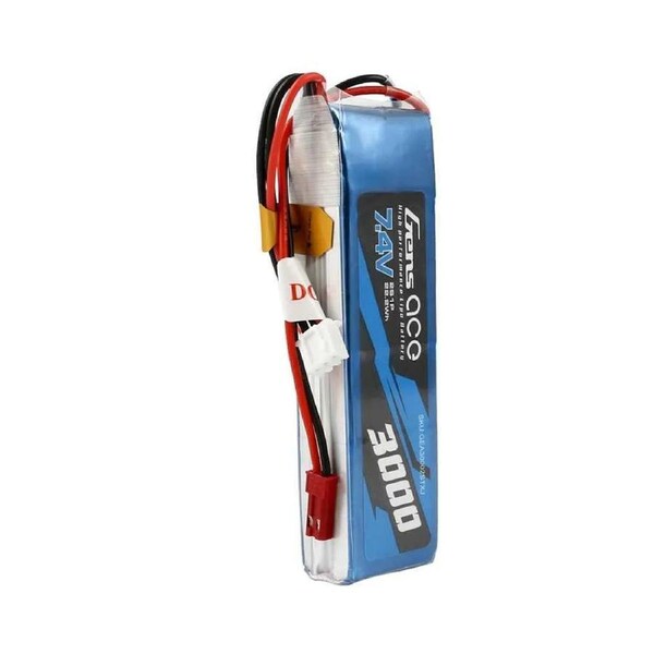 Gens Ace 2S 3000mAh 7.4V TX Soft Case LiPo Battery (JST)