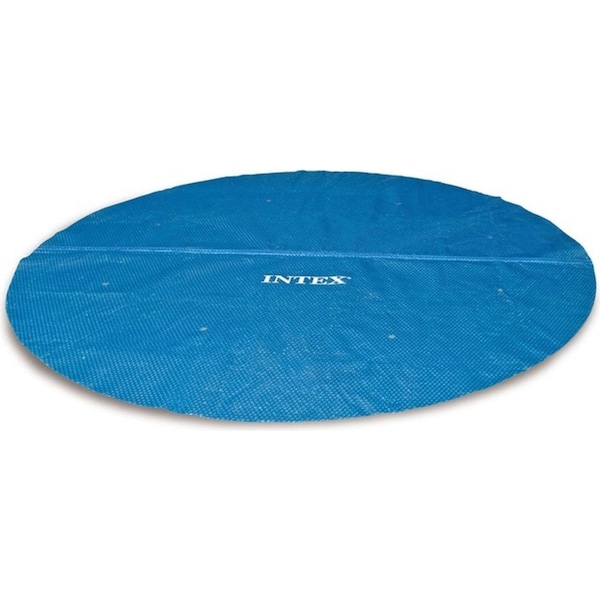 Intex 3.66M Above Ground Round Solar Heating Outdoor Pool Protective Cover Set