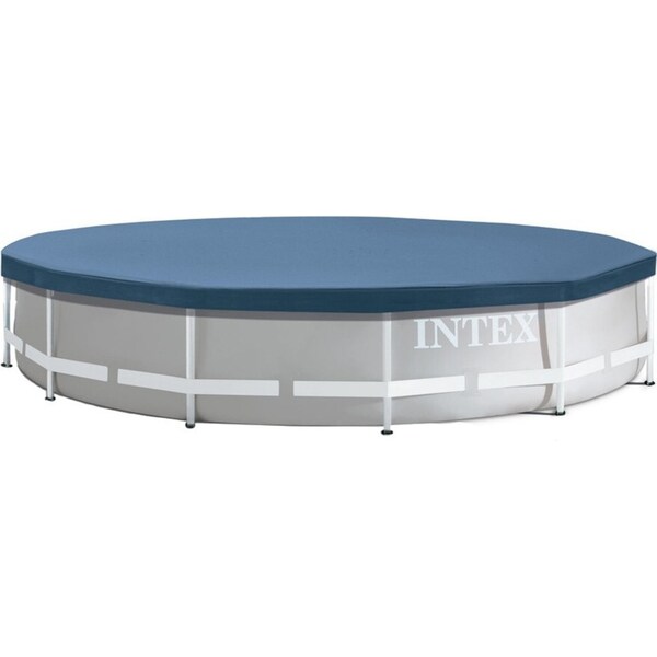 Intex 4.57M X 25Cm Round Above Ground Outdoor Pool Protective Debris Cover Set