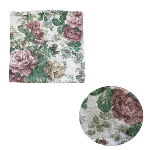 Country Rose Classic Texture Cushion Cover 45 x 45 cm