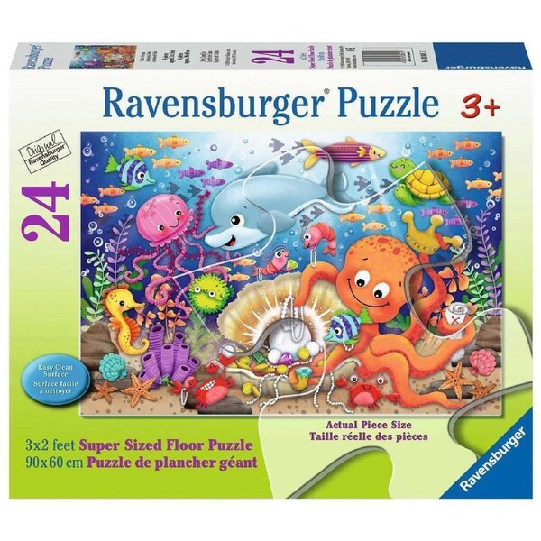 Ravensburger - Fishies Fortune 24 Piece Giant Floor Puzzle