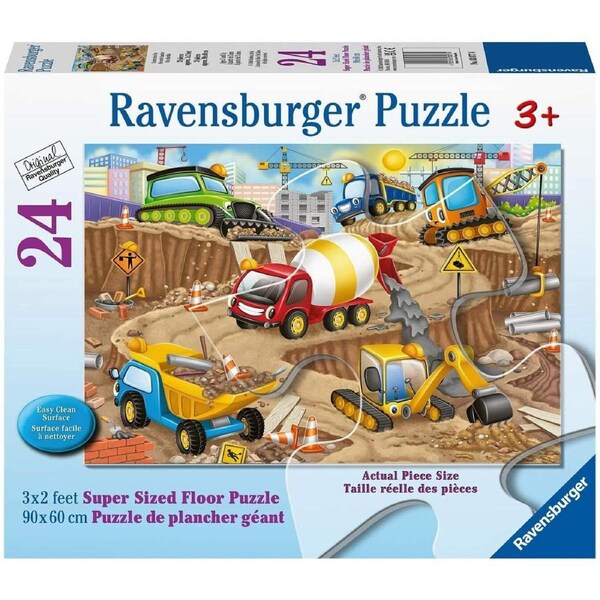 Ravensburger - Construction Fun Supersized Floor Puzzle 24Pc
