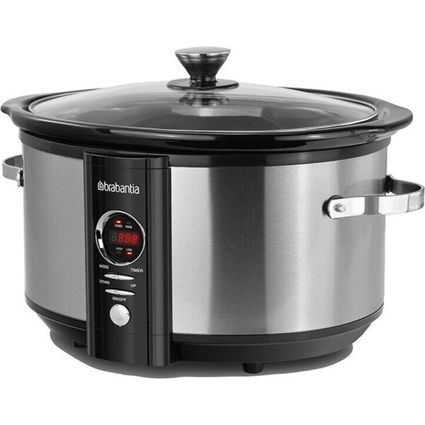 Brabantia 6.5L Digital Electric Slow Cooker 320W