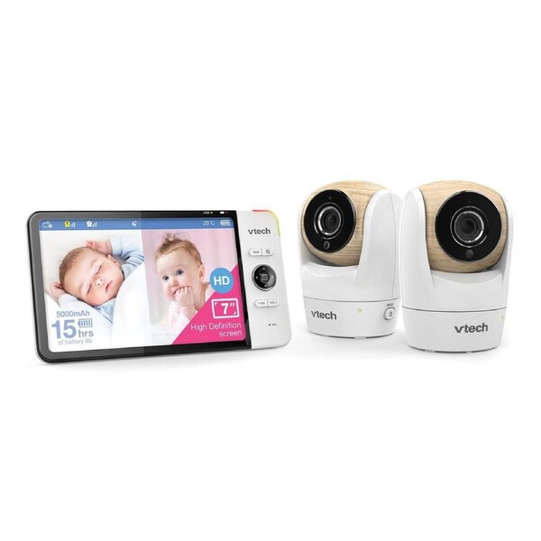 BM7750HD-2 - 2-Camera Pan & Tilt Video & Audio Baby Monitor