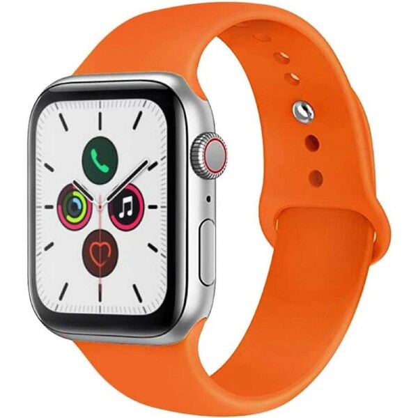 NewBee Sports Silicone Bracelet Strap Band For Apple Watch IWatch 42/44mm Orange [WAT-NB-42OGG2]