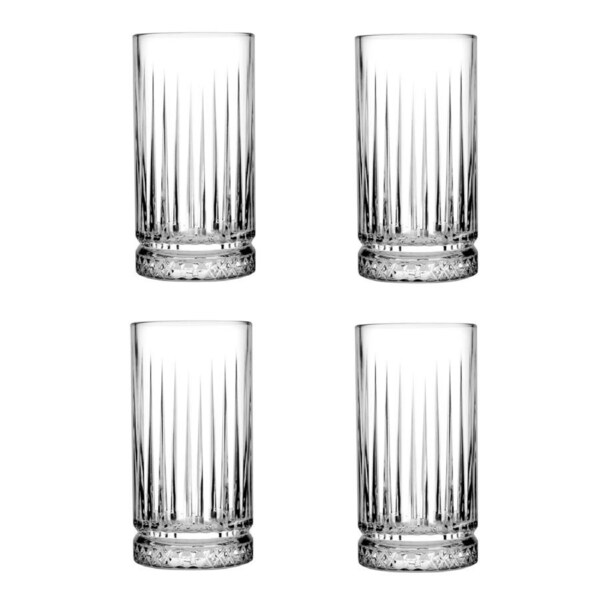 Pasabahce Elysia Long Tumbler 445ml - Set of 4