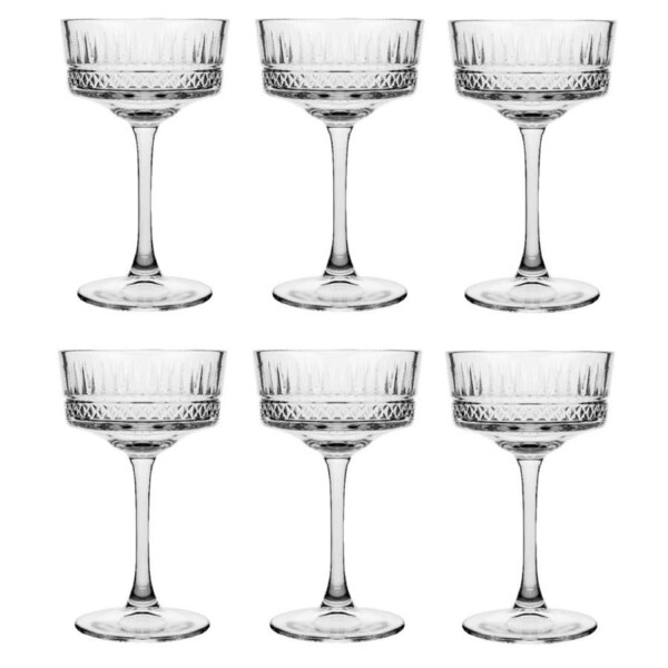 Pasabahce Elysia Champagne Coupe Glass 260ml - Set of 6