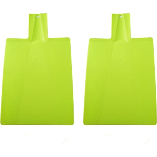 Ozoffer 2x Useful Cutting Board Easy to Use Lightweight Handle Board Foldable Chopping