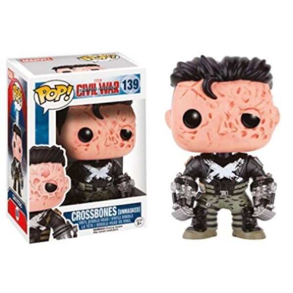POP! Vinyl Captain America Civil War - Crossbones (Unmasked) #139
