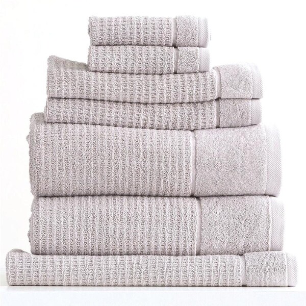 Renee Taylor Cambridge 7 Piece Towel Pack 650GSM Pumice Stone