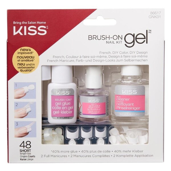 Kiss Brush On Gel Nail Kit