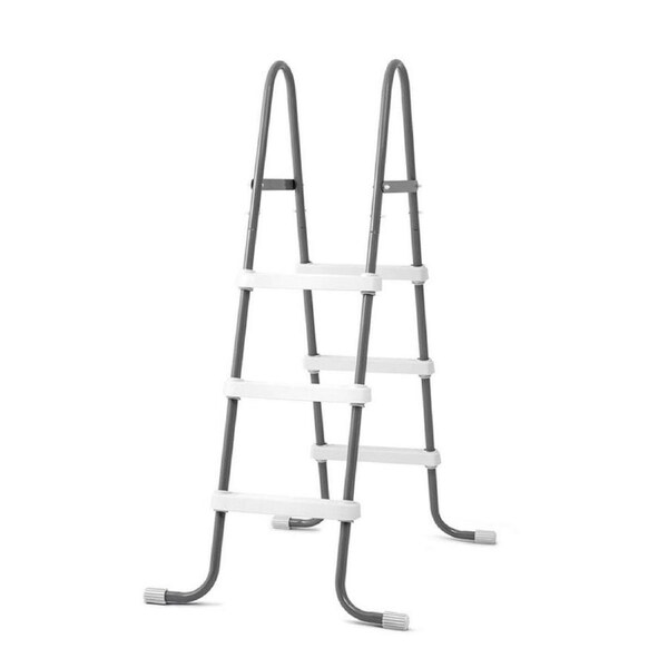 Intex Coated Steel Grab/Entry Step Ladder Set For 1.07M Above Ground Pool