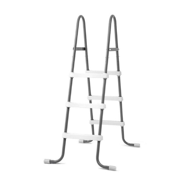 Intex Coated Steel Grab/Entry Step Ladder Set For 1.22M Above Ground Pool