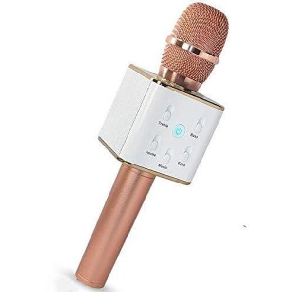 Karaoke Microphone Wireless Bluetooth Speaker Handheld Mic USB Player