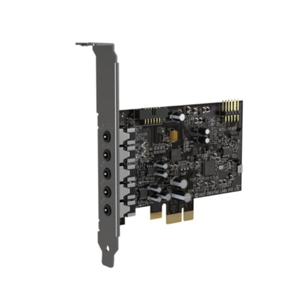Creative Sound Blaster Audigy Fx V2 Upgradable Hi res Internal PCI e Sound Card