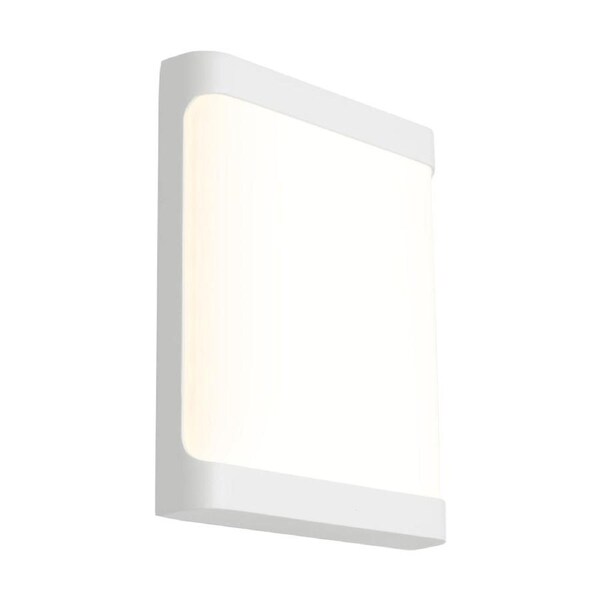 Odessa Plain Exterior Wall Light White