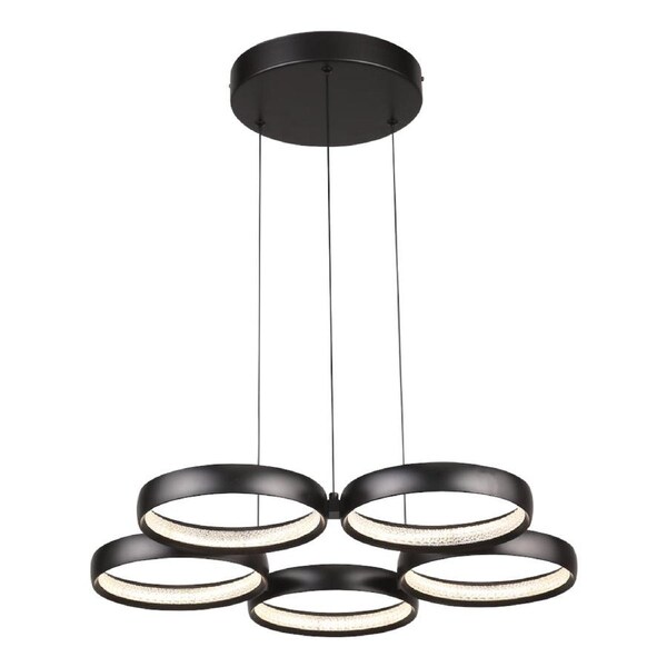 Olympus 5lt Led Pendant Light Black