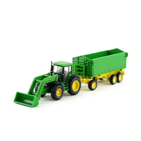 Siku 1:87 Scale John Deere Front Loader Trailer Kids Model Toy Green