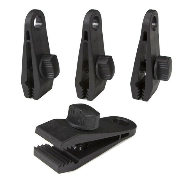 Ozoffer 8PCS Tarp Tarpaulin Reusable Tent Clip Clamp Buckle Camping Tool Heavy Duty