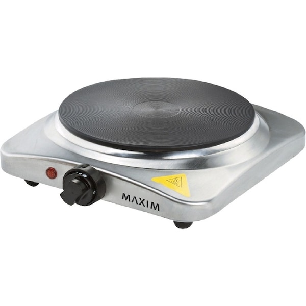 Maxim Kitchenpro 1500w Portable Hotplate Single Electric Cast Iron Cooking Stove