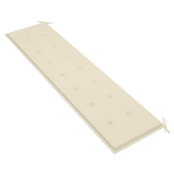 2m Replacement Cushion Garden Bench Outdoor Seat Sofa Patio Chair Cream