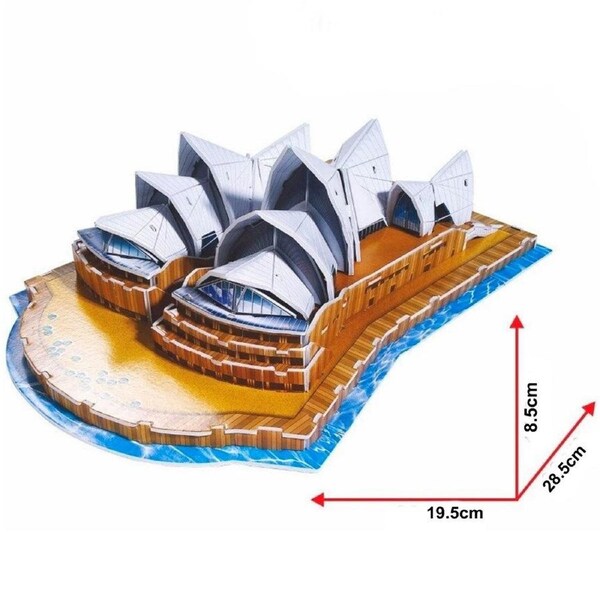 Sydney Opera House 3D Puzzle - 58pcs Model Kit