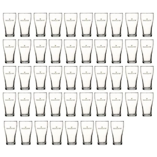 Headmaster Crown Nucleated Beer Conical Glasses 425ml - Set of 48