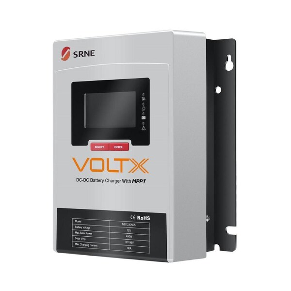 VoltX 12V 30A DC to DC MPPT LiFePO4 Battery Charger RV Camping Power