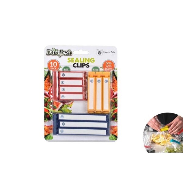 10pce Keep Fresh Food Clips