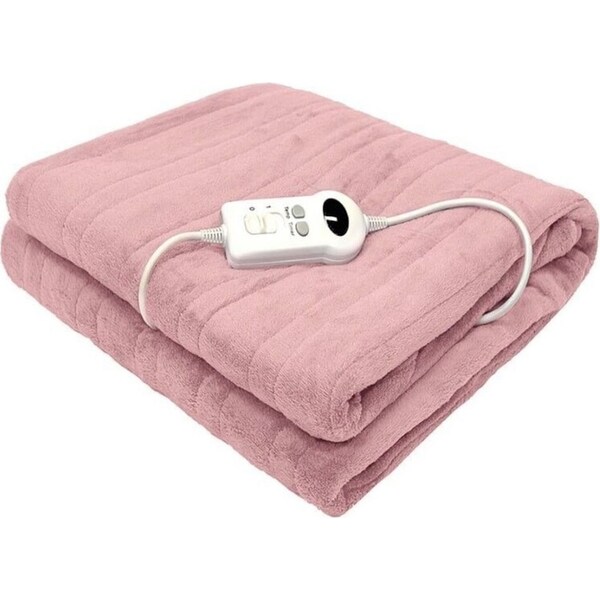 Bambury Heated Throw 120 x 160cm - Blush