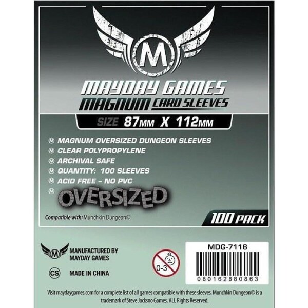 Mayday - Magnum Oversized Dungeon Sleeves - 87 X 112 MM