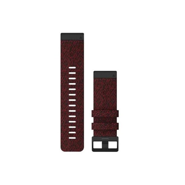 Garmin QuickFit 26 - Heathered Red Nylon Band 010-12864-06