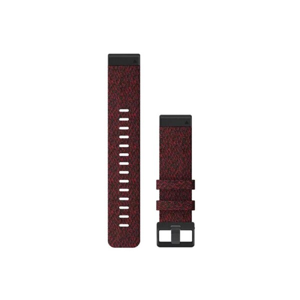 Garmin QuickFit 22 - Heathered Red Nylon Band 010-12863-06