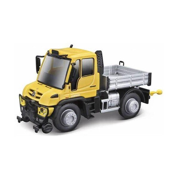 Maisto Licensed Mercedes Benz Unimog U423 Road Rail Carrier Diecast Model Toy Yellow