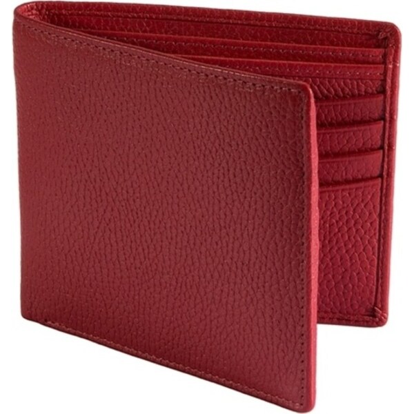Dents RFID Pebble Grain Billfold Wallet - Berry