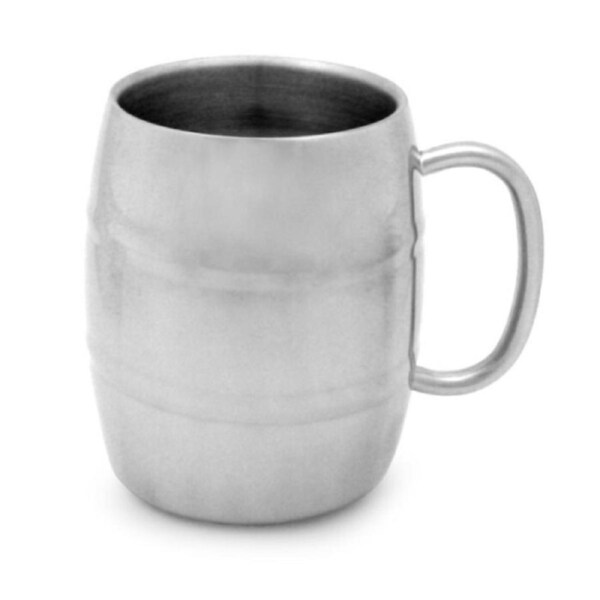 Tankard Beer/Alcohol Beverage Plain Stainless Steel Drinking Cup/Mug 400ml