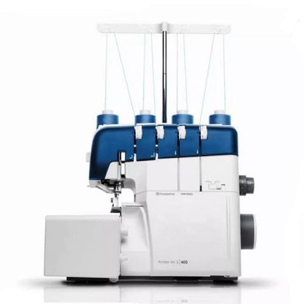 Husqvarna Viking Self Threading Amber Air S400 Overlocker Serger BNIB