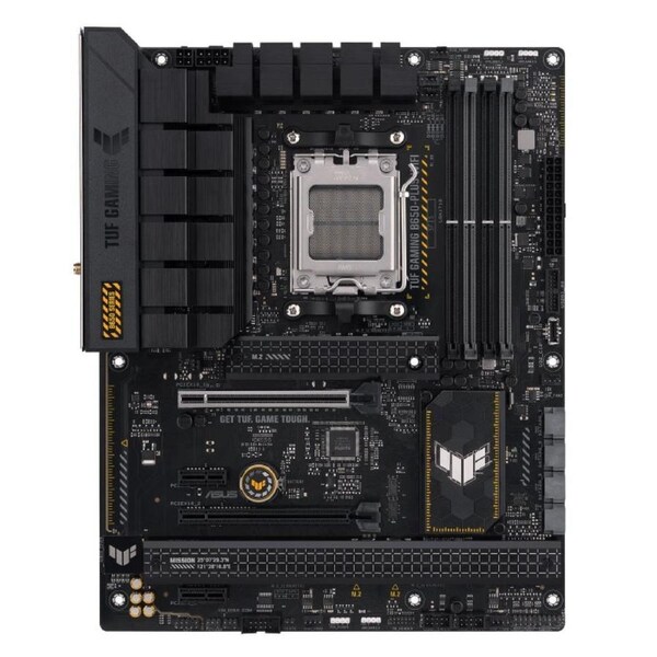 ASUS TUF GAMING B650-PLUS WIFI (AM5) ATX Motherboard 4x DDR5 128GB, 1 x PCIe 4.0 x16, 3 x M.2, 4 x SATA,Wi-Fi 6,Realtek 2.5Gb Ethernet