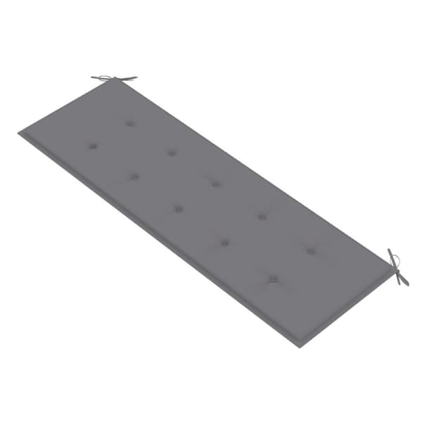 Garden Outdoor Seat Sofa Bench Cushion Patio Terrace Backyard Seating 150cm Grey